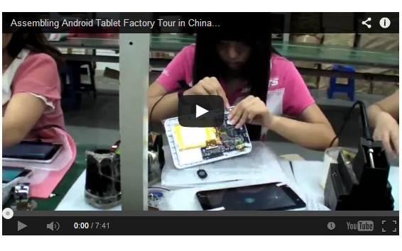 Πως συναρμολογούνται Tablet-PCs στην Κίνα