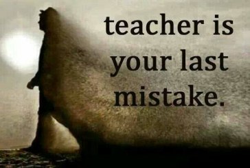 You best teacher is your last mistake.