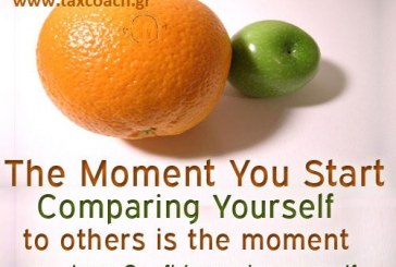 The Moment You Start Comparing Yourself to others is the moment you lose Confidence in yourself.