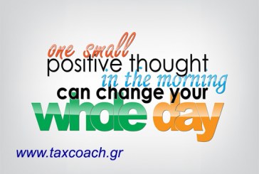 one small positive thought in the morning can change your whole day…