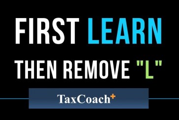 First LEARN, then remove “L”