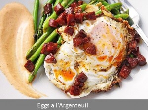 Egg a l' Argenteuil