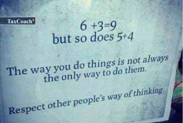 Respect other people’s way of thinking – Have Open Mind