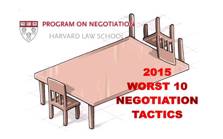 Οι 10 Χειρότερες Διαπραγματευτικές Τακτικές του 2015