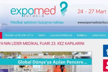 EXPOMED και LABTECHMED, από 24 έως 27 Μαρτίου 2016 στην Κωνσταντινούπολη
