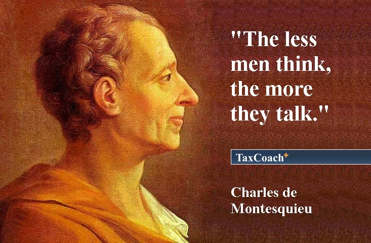 The less men think, the more they talk