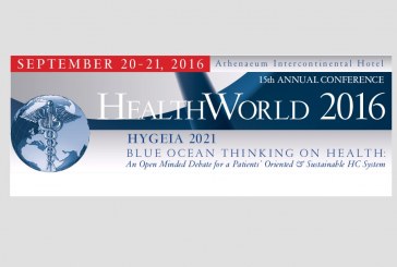 15ο Ετήσιο Συνέδριο Healthworld στις 20-21 Σεπτ.
