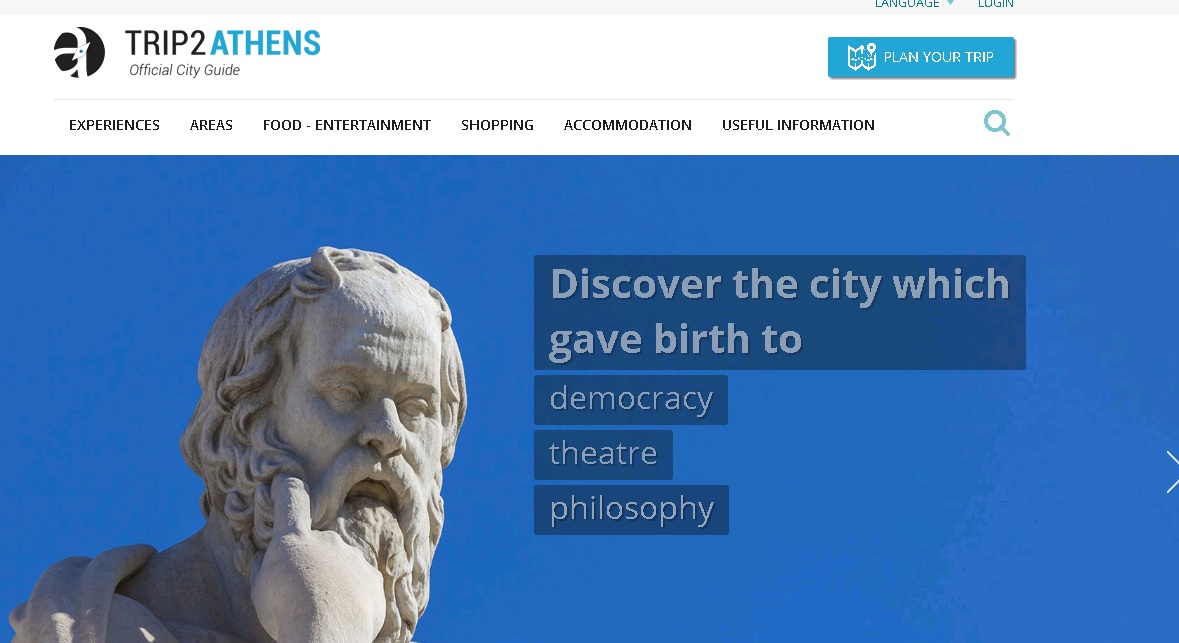 Ο νέος επίσημος ηλεκτρονικός τουριστικός οδηγός της Αθήνας και της Αττικής TRIP2ATHENS.com