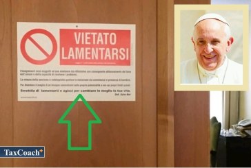 Ο Πάπας προειδοποιεί και συμβουλεύει ότι Απαγορεύεται η Γκρίνια!
