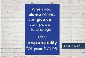 When you blame others you give up your power to change. Take responsibility for your future!