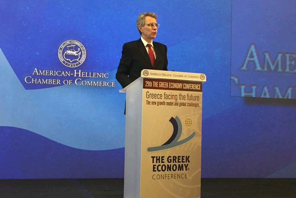Η ομιλία του αμερικανού Πρέσβη στο 29ο Συνέδριο The Greek Economy Conference